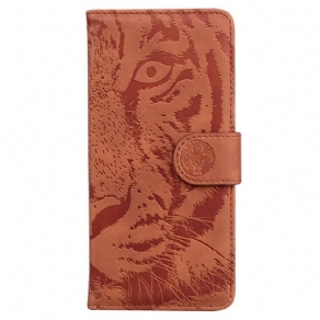 Flip Cover Honor Magic 5 Lite Tiger Fodaftryk