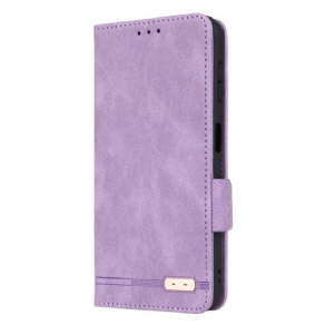 Cover Samsung Galaxy A14 / A14 5G Flip Cover Læder Tekstur