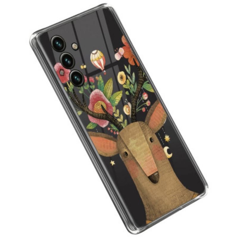 Cover Samsung Galaxy A14 / A14 5G Sømløs Tribal Deer