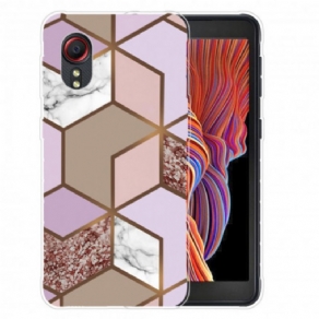 Cover Samsung Galaxy XCover 5 Geometrisk Marmor