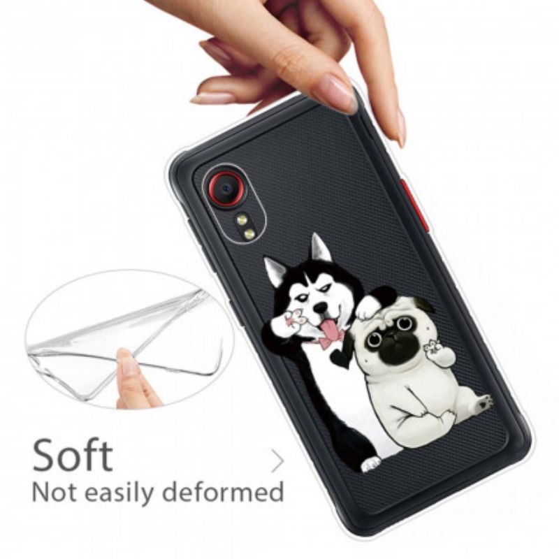 Cover Samsung Galaxy XCover 5 Sjove Hunde