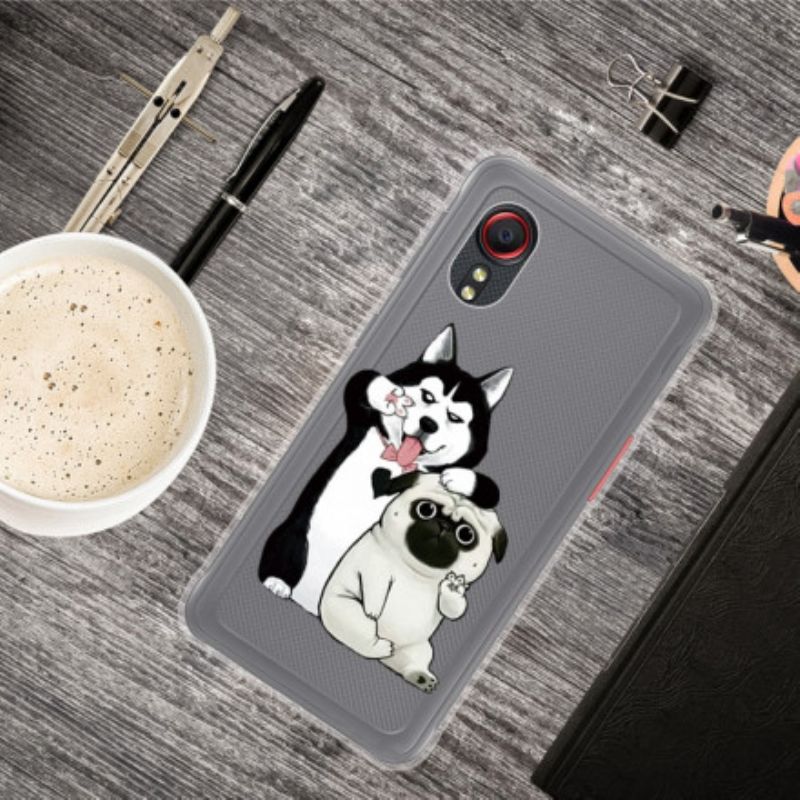 Cover Samsung Galaxy XCover 5 Sjove Hunde