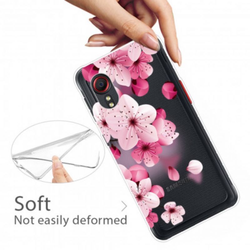 Cover Samsung Galaxy XCover 5 Små Lyserøde Blomster