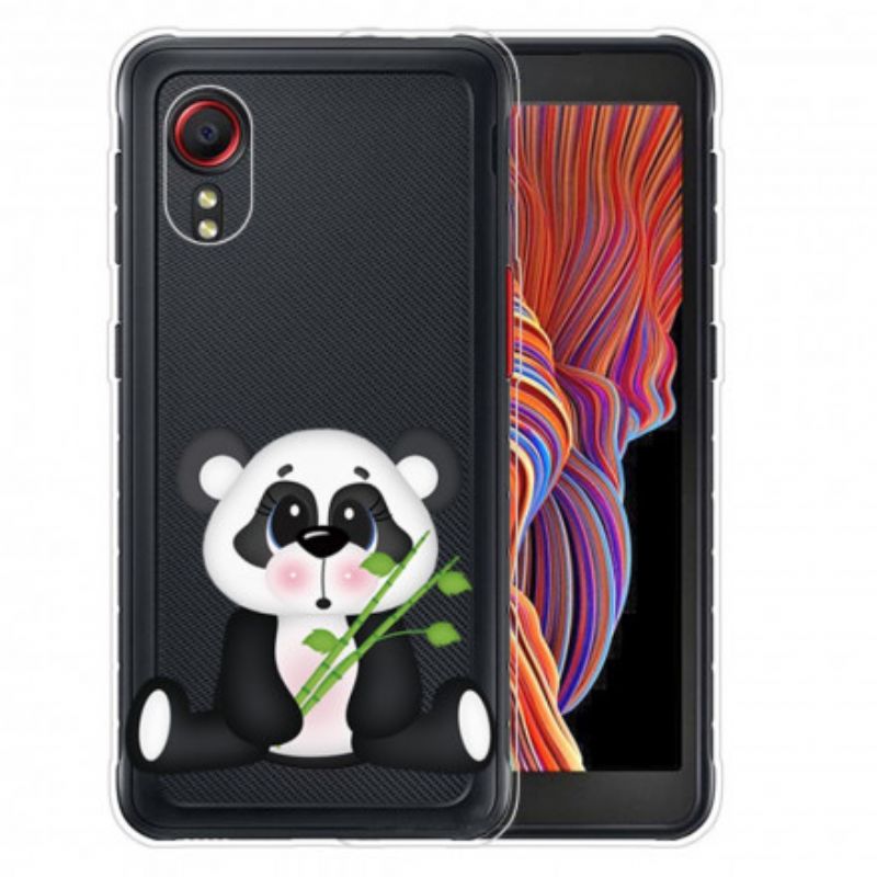 Cover Samsung Galaxy XCover 5 Transparent Trist Panda