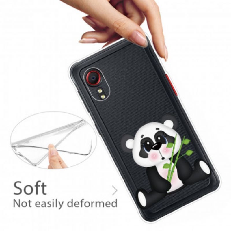 Cover Samsung Galaxy XCover 5 Transparent Trist Panda