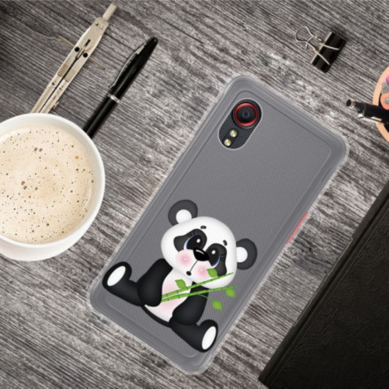 Cover Samsung Galaxy XCover 5 Transparent Trist Panda