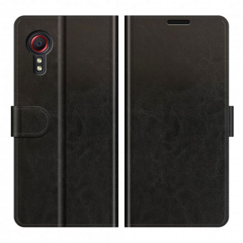 Flip Cover Samsung Galaxy XCover 5 Traditionel Læderstil