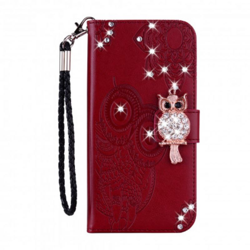 Flip Cover Samsung Galaxy XCover 5 Ugle Mandala Og Charm