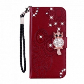 Flip Cover Samsung Galaxy XCover 5 Ugle Mandala Og Charm