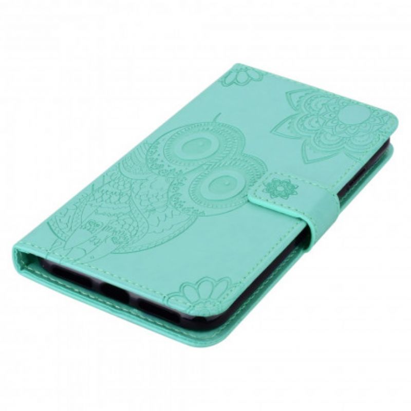 Flip Cover Samsung Galaxy XCover 5 Uglemandala Og Snor