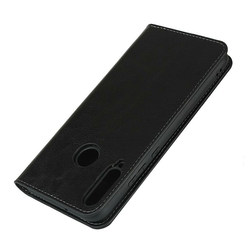 Cover Huawei P40 Lite E / Huawei Y7p Flip Cover Ægte Læder