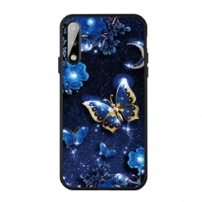 Cover Huawei P40 Lite E / Huawei Y7p Gylden Sommerfugl