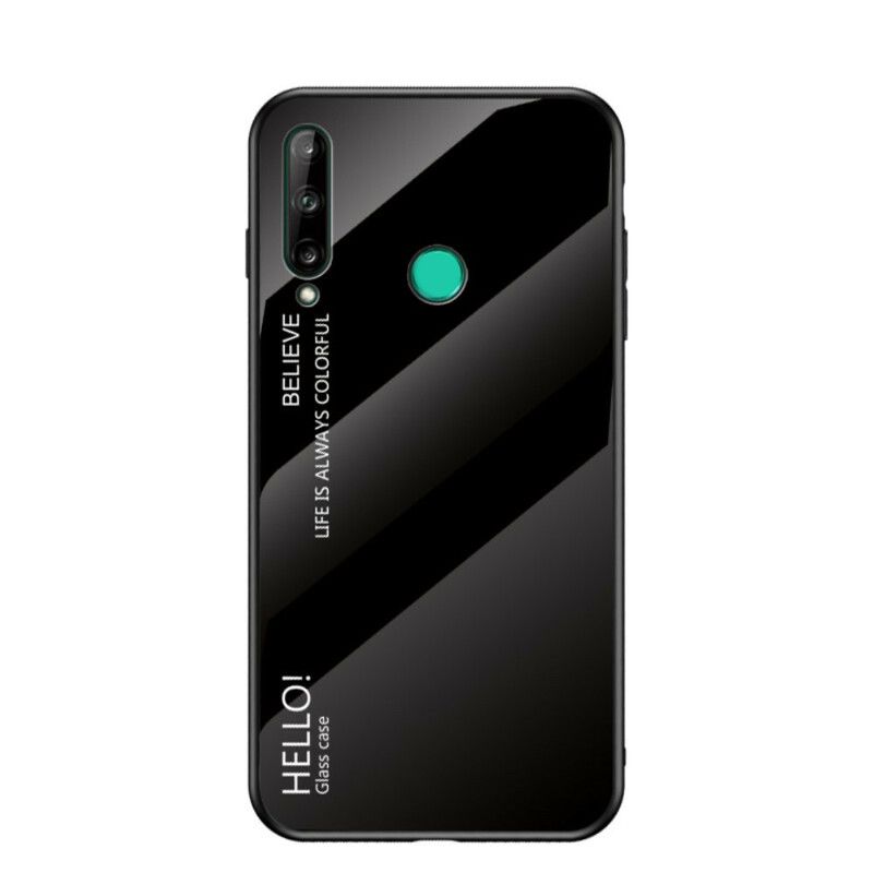 Cover Huawei P40 Lite E / Huawei Y7p Hej Hærdet Glas