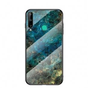 Cover Huawei P40 Lite E / Huawei Y7p Premum Farver Hærdet Glas