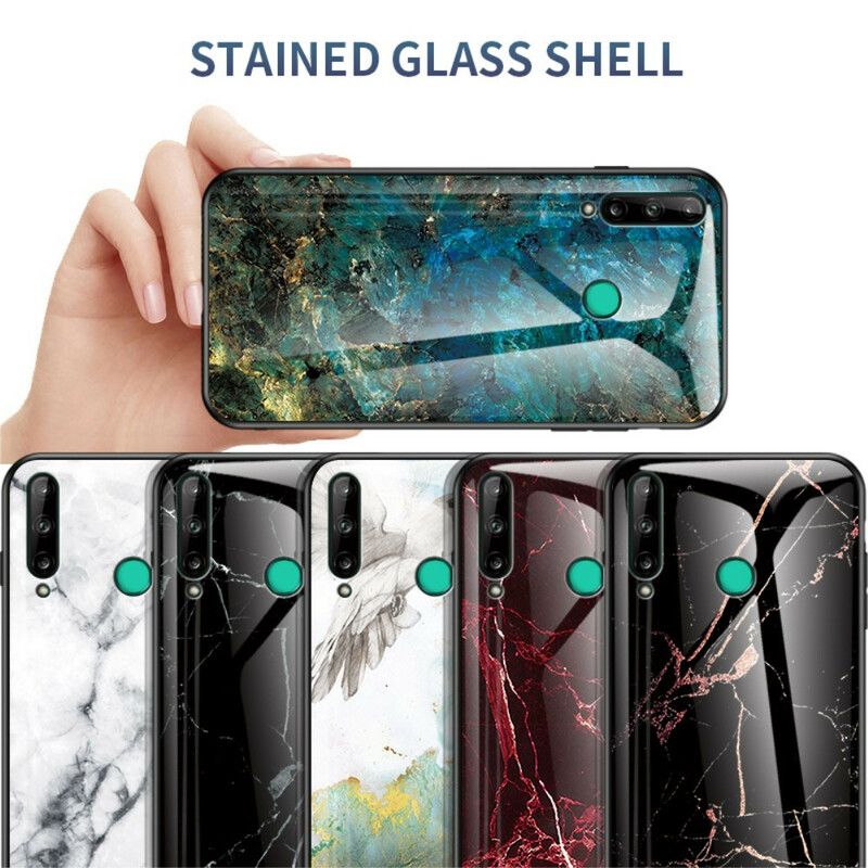 Cover Huawei P40 Lite E / Huawei Y7p Premum Farver Hærdet Glas