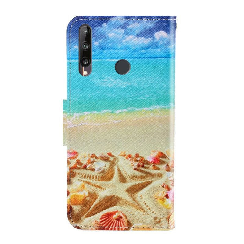 Flip Cover Huawei P40 Lite E / Huawei Y7p Med Snor Thong Beach