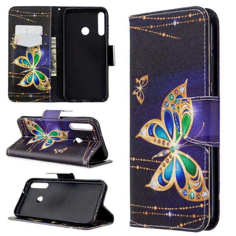 Flip Cover Huawei P40 Lite E / Huawei Y7p Sommerfuglekonger