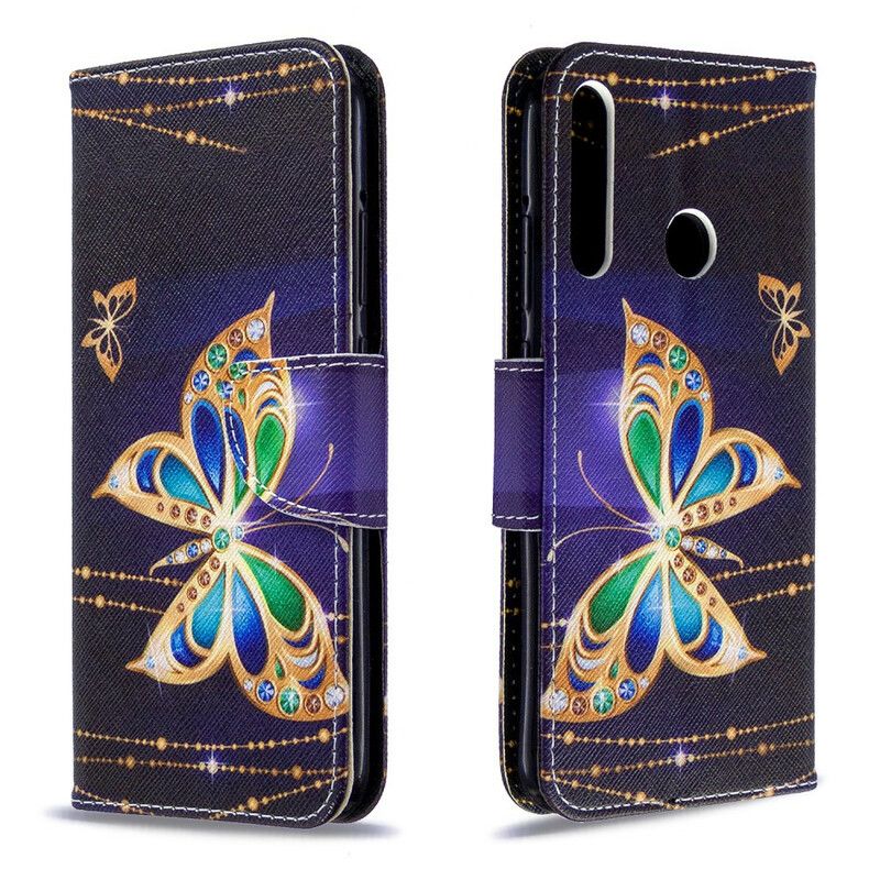 Flip Cover Huawei P40 Lite E / Huawei Y7p Sommerfuglekonger