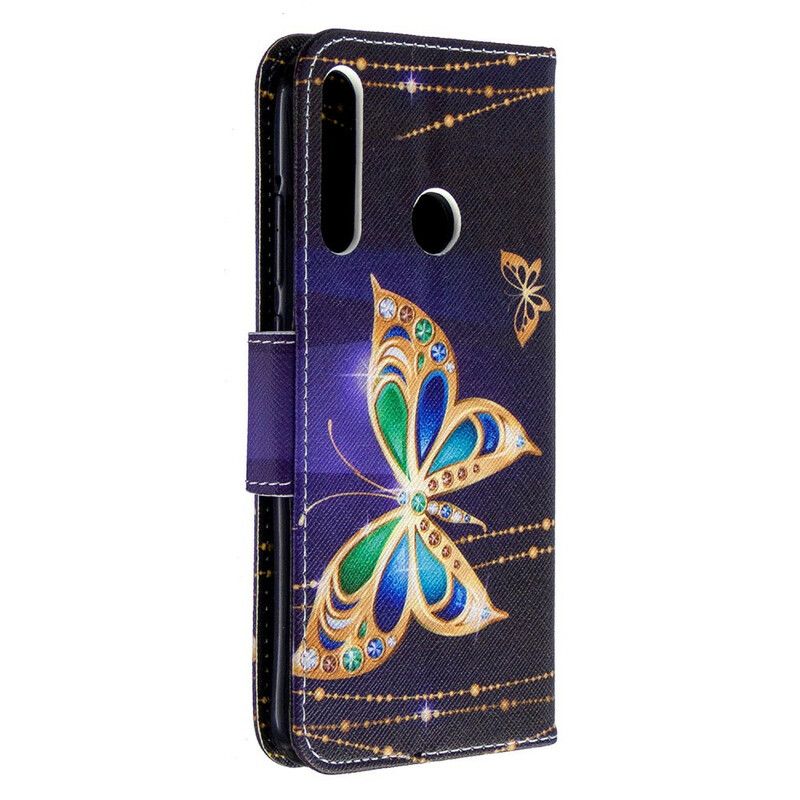 Flip Cover Huawei P40 Lite E / Huawei Y7p Sommerfuglekonger