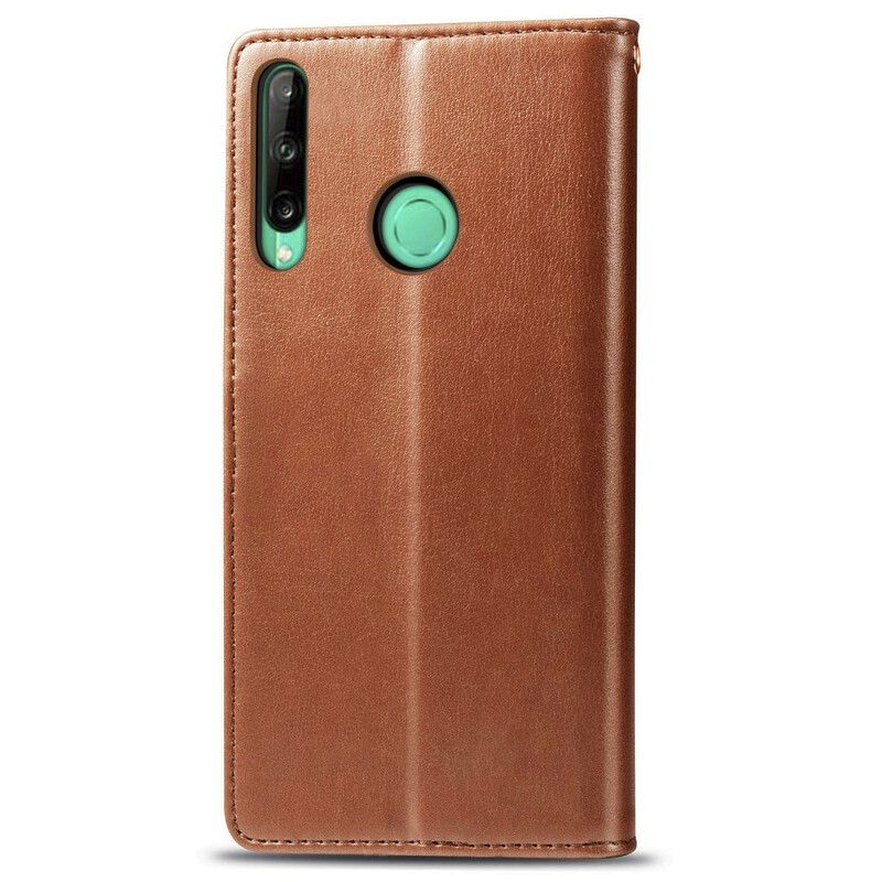 Læder Cover Huawei P40 Lite E / Huawei Y7p Imiteret Læder Og Vintage Lås