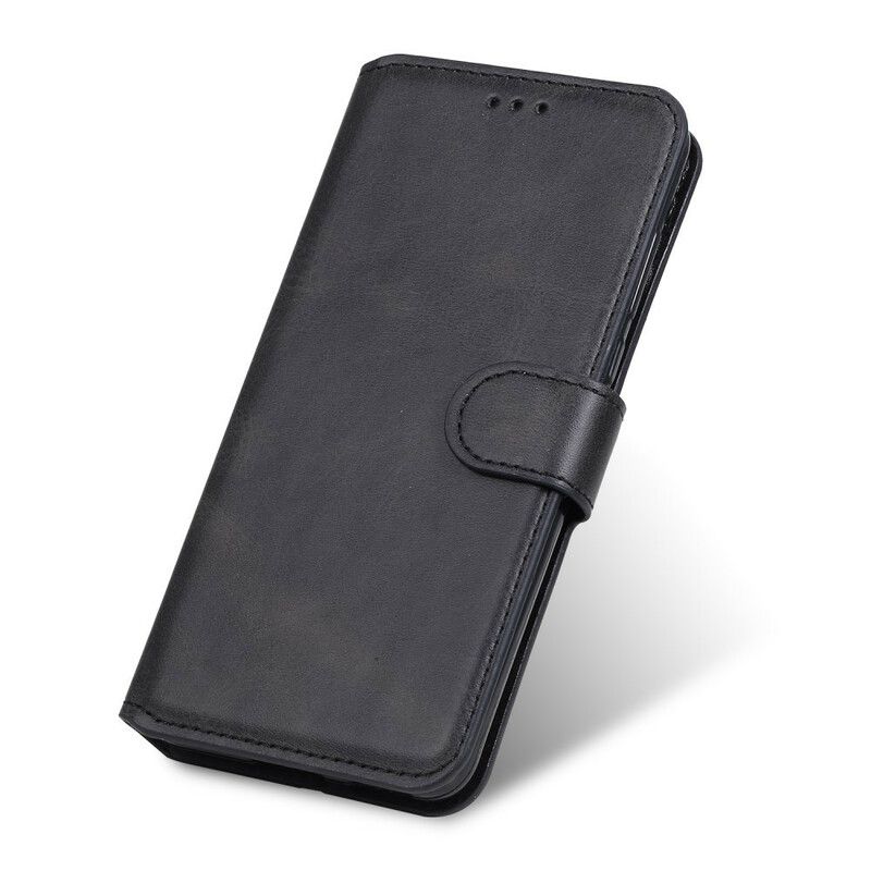 Læder Cover Huawei P40 Lite E / Huawei Y7p Klassisk Lædereffekt