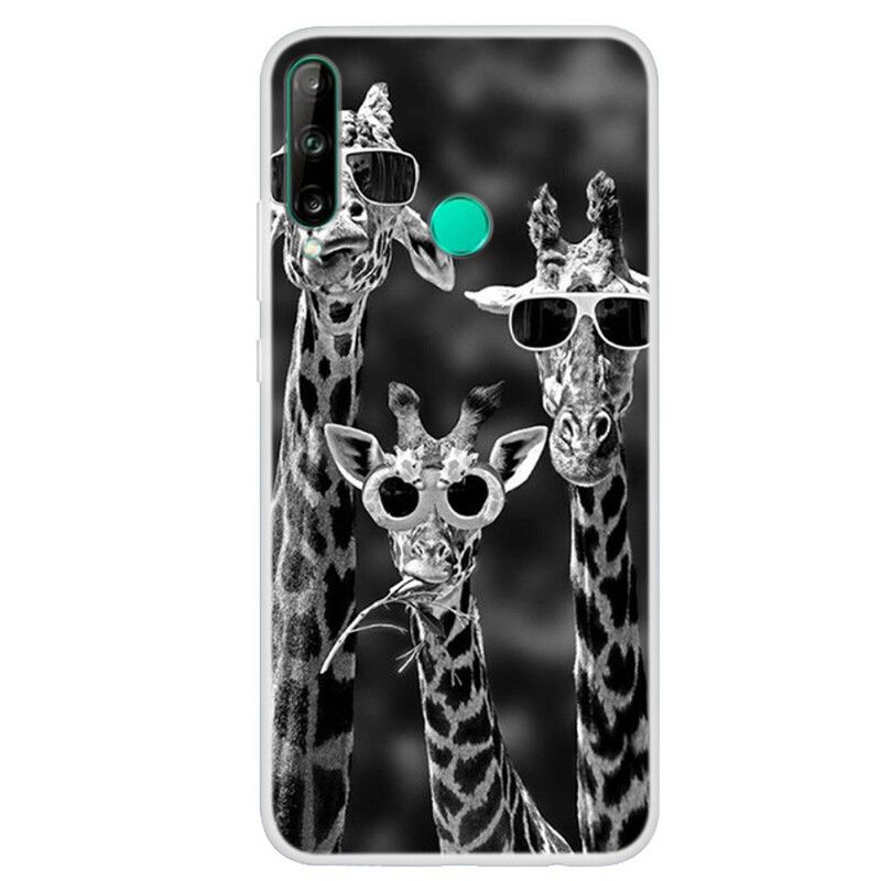 Mobilcover Huawei P40 Lite E / Huawei Y7p Bebrillede Giraffer