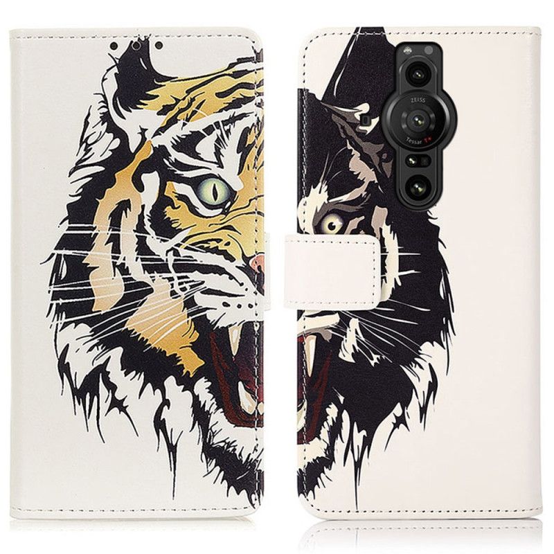 Flip Cover Sony Xperia Pro-I Hærd Tiger