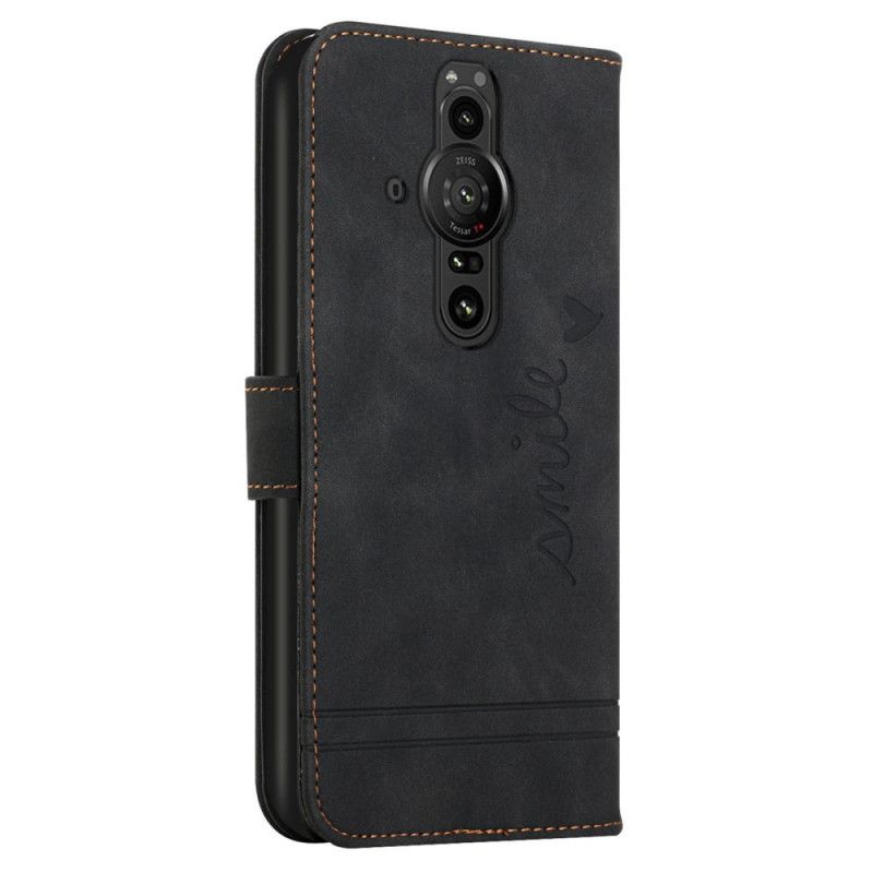 Flip Cover Sony Xperia Pro-I Smil Med Snor