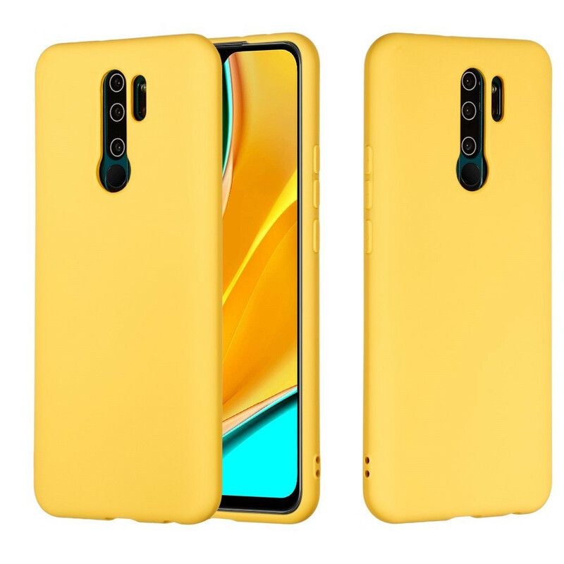 Cover Xiaomi Redmi 9 Flydende Silikone Med Snor