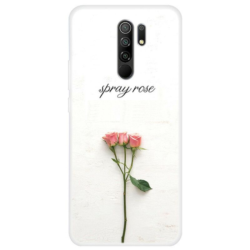 Cover Xiaomi Redmi 9 Spray Roses