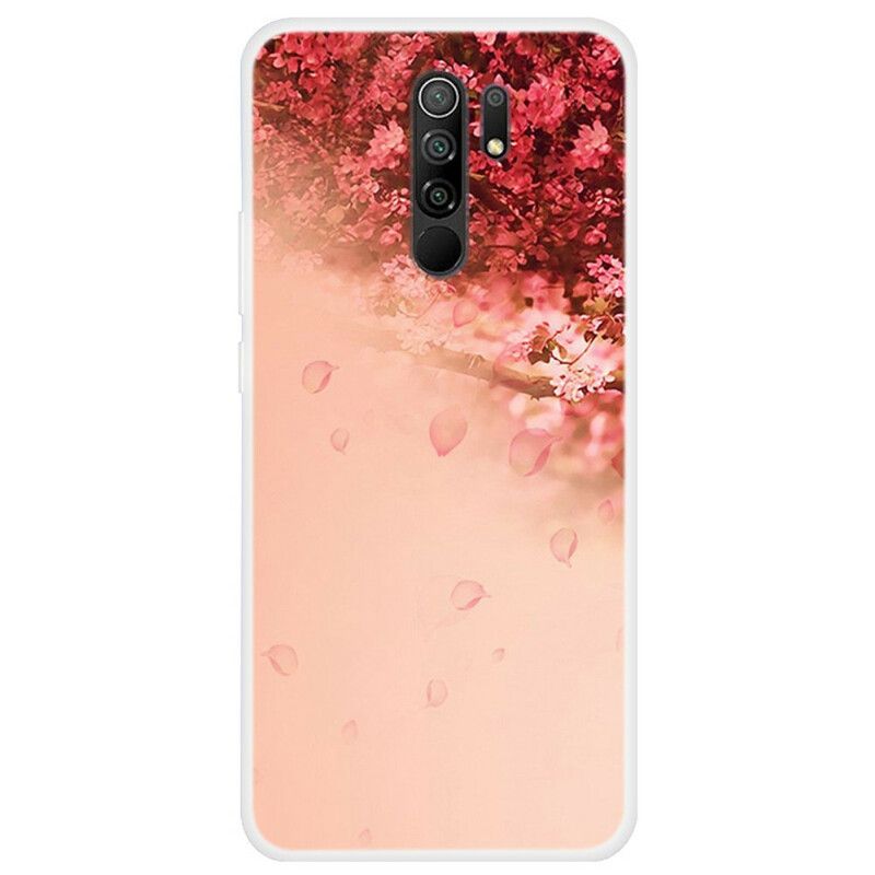 Cover Xiaomi Redmi 9 Transparent Romantisk Træ