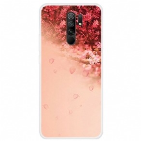 Cover Xiaomi Redmi 9 Transparent Romantisk Træ