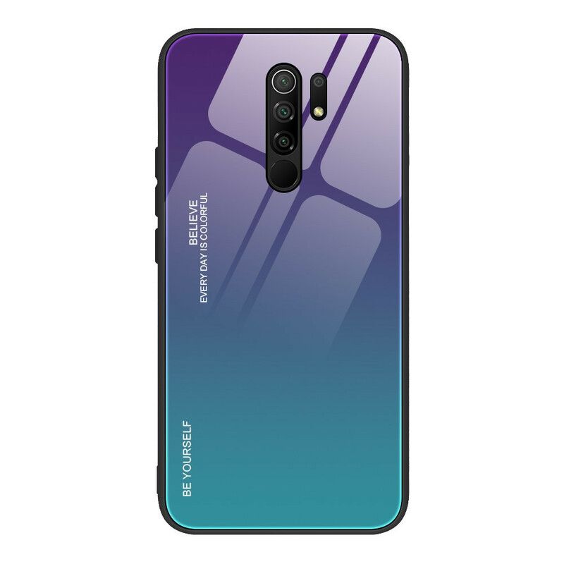 Cover Xiaomi Redmi 9 Vær Dig Selv Hærdet Glas