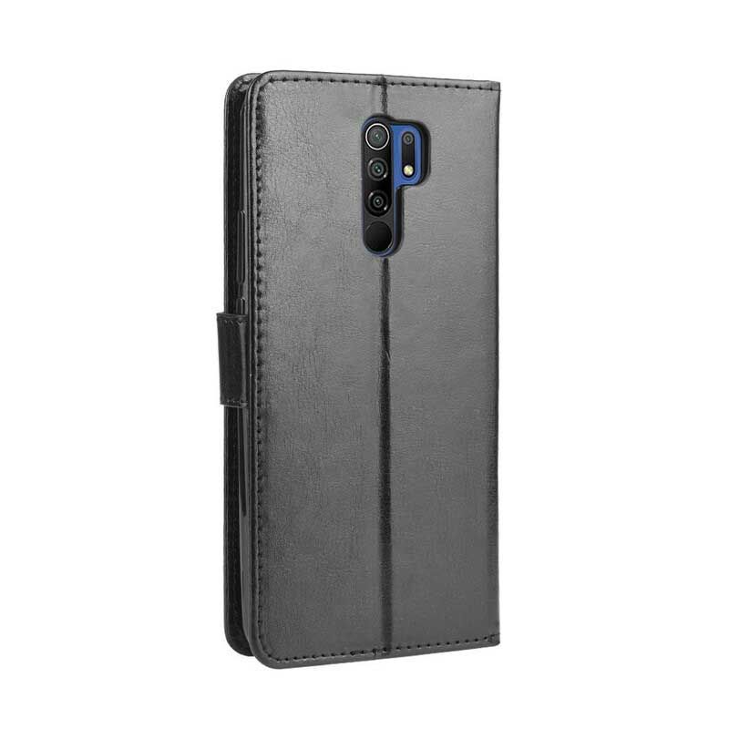 Flip Cover Xiaomi Redmi 9 Flashy Imiteret Læder