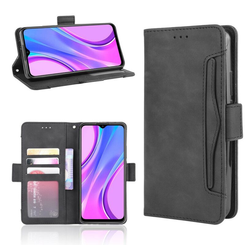 Flip Cover Xiaomi Redmi 9 Førsteklasses Multikort