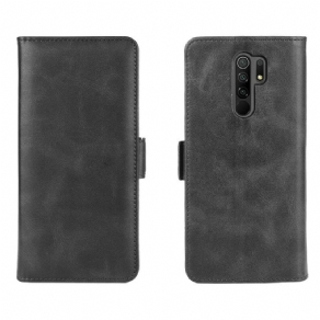 Flip Cover Xiaomi Redmi 9 Læder Cover Dobbeltklap