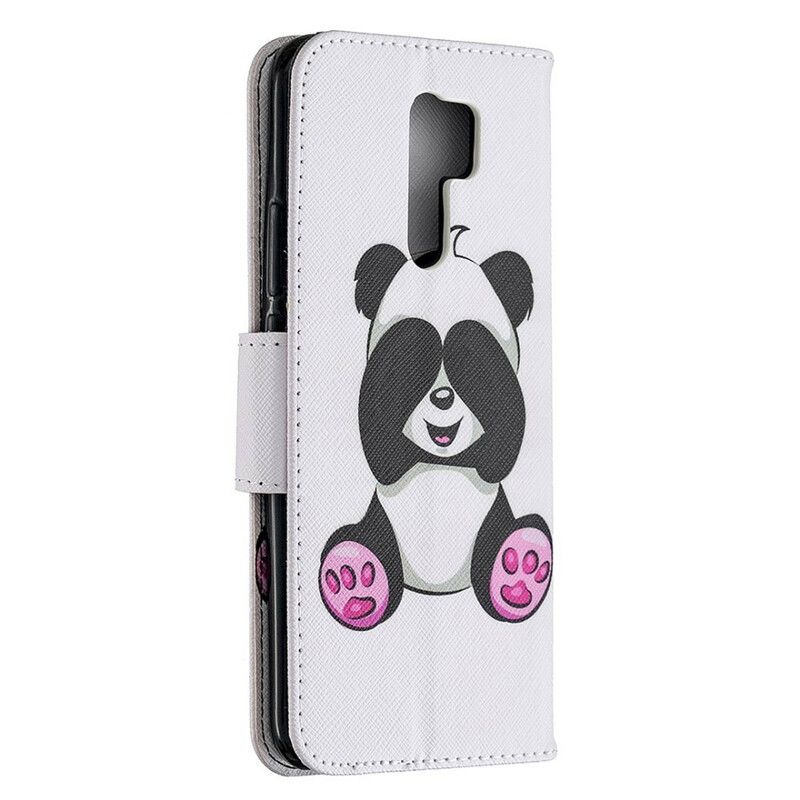 Flip Cover Xiaomi Redmi 9 Panda Sjov