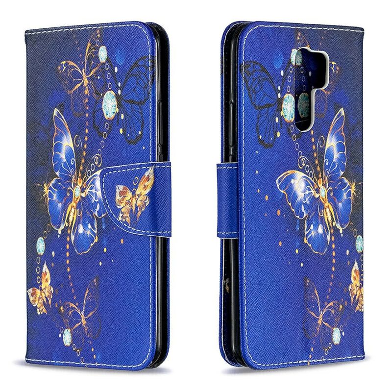 Flip Cover Xiaomi Redmi 9 Utrolige Sommerfugle