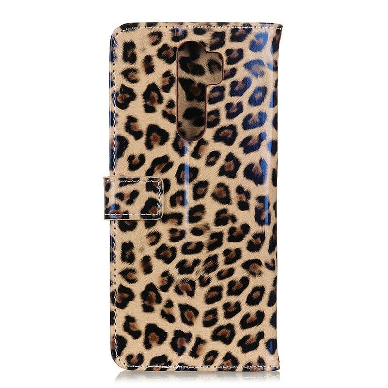 Læder Cover Xiaomi Redmi 9 Leopard