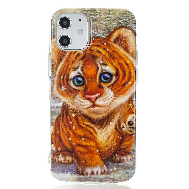 Cover iPhone 12 Mini Baby Tiger