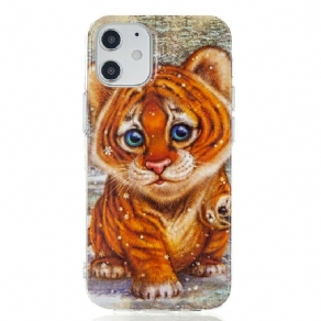 Cover iPhone 12 Mini Baby Tiger