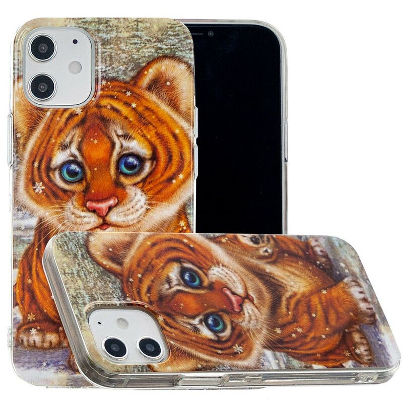 Cover iPhone 12 Mini Baby Tiger