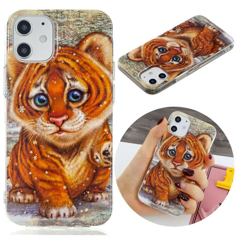 Cover iPhone 12 Mini Baby Tiger