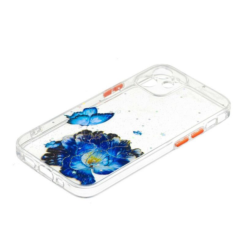 Cover iPhone 12 Mini Floral Butterfly Hybrid