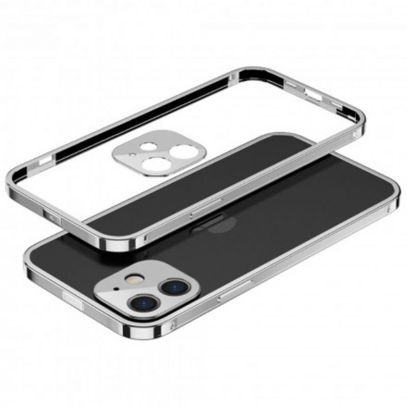 Cover iPhone 12 Mini Gennemsigtige Kanter Aluminiumslegering