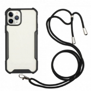 Cover iPhone 12 Mini Hybrid Med Farvet Ledning