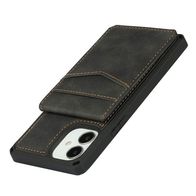 Cover iPhone 12 Mini Multi-funktionel Med Snor