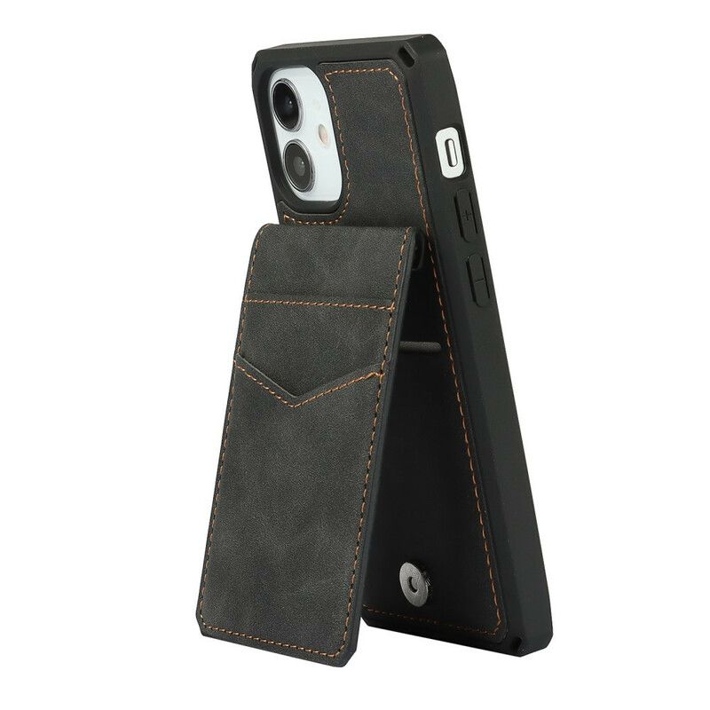 Cover iPhone 12 Mini Multi-funktionel Med Snor