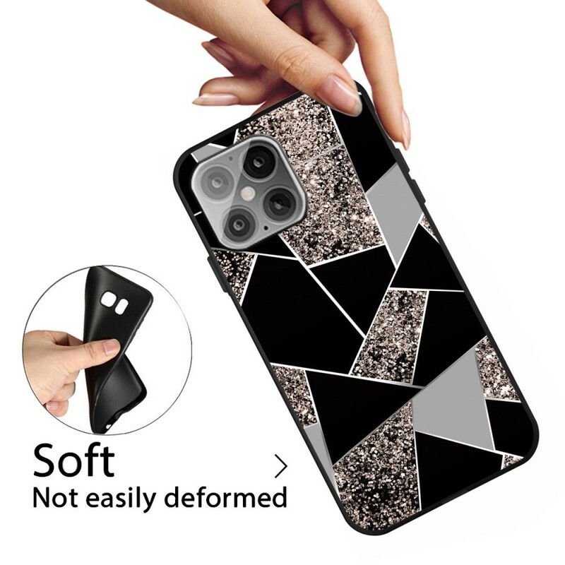 Cover iPhone 12 Mini Styliseret Marmor