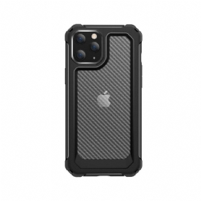 Cover iPhone 12 Mini Transparent Carbon Fiber Texture